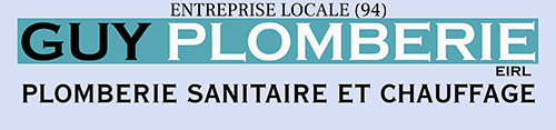 Marque de l'entreprise GUY Plomberie intervenant sur Villeneuve-Saint-Georges